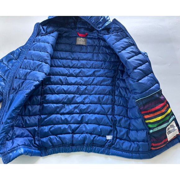 Primary Kids Size 12 Lightweight Puffer Jacket in Cobalt - Picture 2 of 6